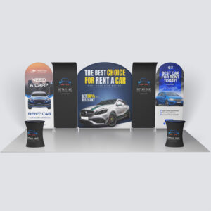 10ft x 20ft expo booth kit A20-03, photo 1 by Graphics Design Media, Las Vegas