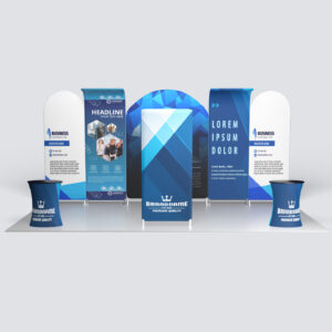 10ft x 20ft expo booth kit A20-04, photo 1 by Graphics Design Media, Las Vegas