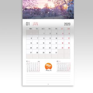 8.5x11 Wall Calendars printed by Graphics Design Media in Las Vegas