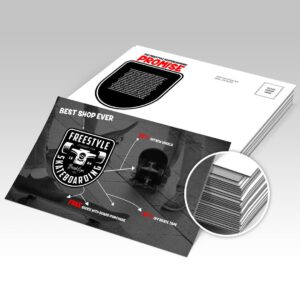 Black Edge Postcards printed by Graphics Design Media in Las Vegas
