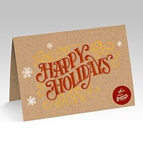 Brown Kraft Greeting Cards sample