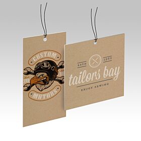 Brown Kraft Hang Tags sample