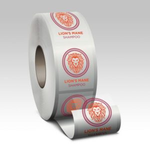 Clear BOPP roll labels - custom printed labels by Graphics Design Media