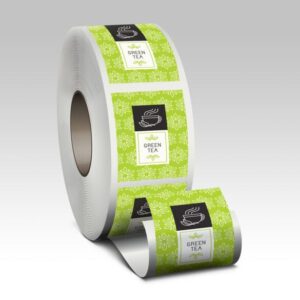 Rectangle-shaped roll labels - custom printed labels by Graphics Design Media
