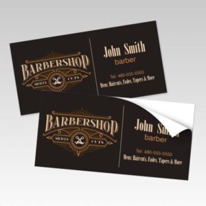 Custom printed rectangle stickers from Graphics Design Media