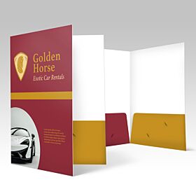 Silk Presentation Folder sample