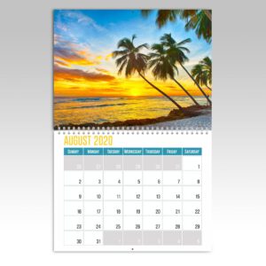Spiral Bind Calendars printed by Graphics Design Media in Las Vegas