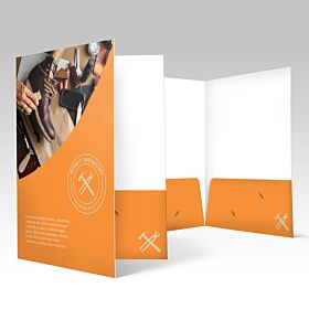 Suede Presentation Folder sample