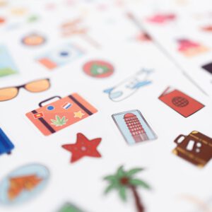 Unlaminated Vinyl Stickers by Graphics Design Media, Las Vegas